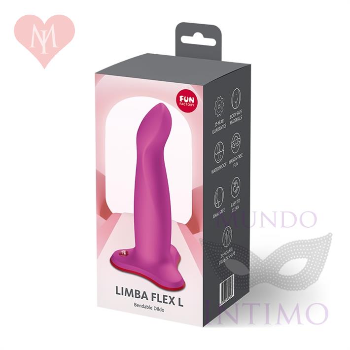 Limba Flex L dildo con sopapa para estimulacion del punto G ideal para arnes