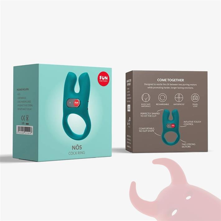 Nos Anillo vibrador para retrasar la eyaculacion con carga USB