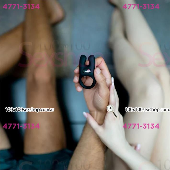 Nos Anillo vibrador para retrasar la eyaculacion con carga USB