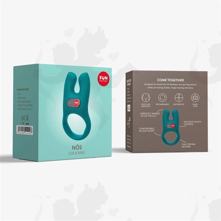 Nos Anillo vibrador para retrasar la eyaculacion con carga USB