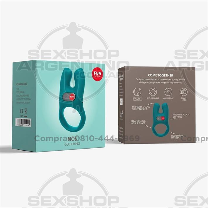 Nos Anillo vibrador para retrasar la eyaculacion con carga USB