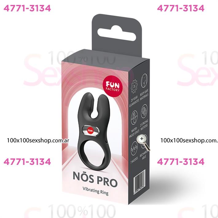 Nos XL Anillo extra grande con vibracion y carga USB