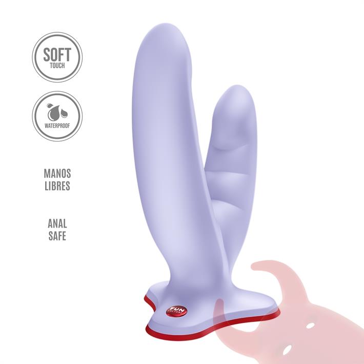 Ryde dildo con sopapa para doble penetracion