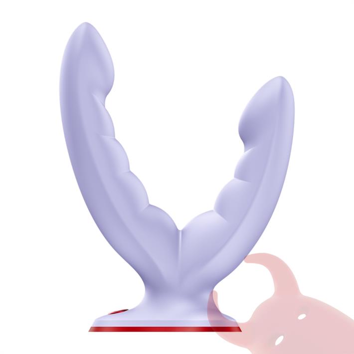 Ryde dildo con sopapa para doble penetracion