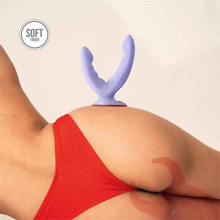 Ryde dildo con sopapa para doble penetracion