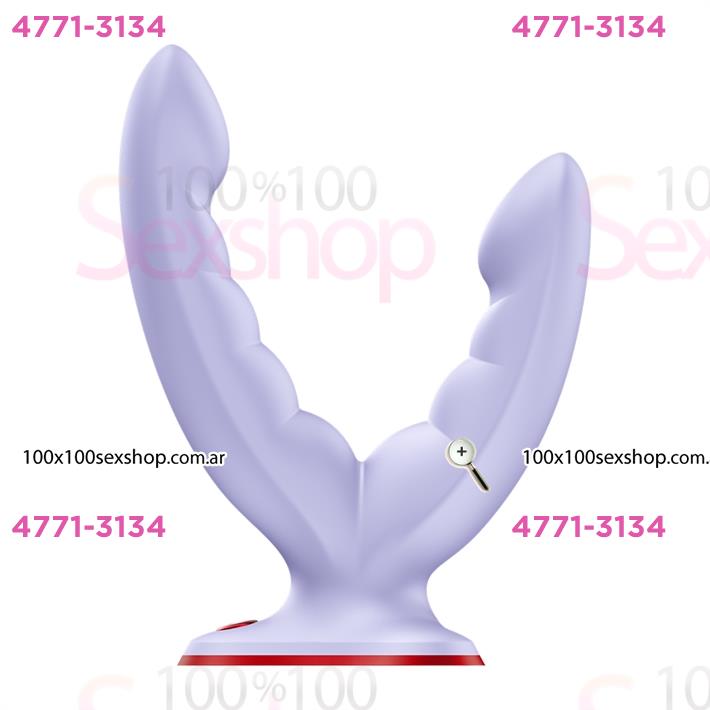 Ryde dildo con sopapa para doble penetracion