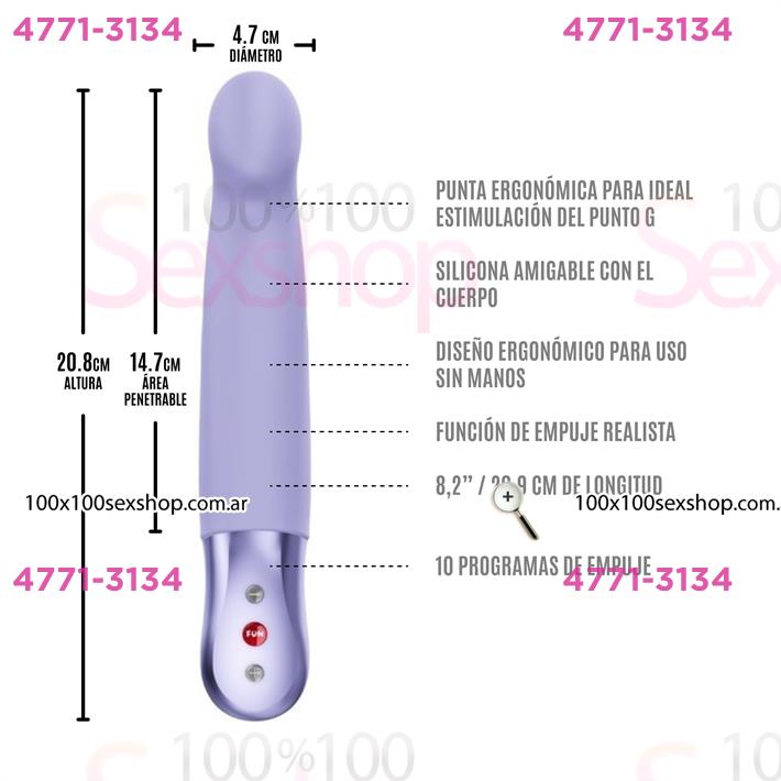 Stronic G vibrador para estimulacion del punto G con carga USB