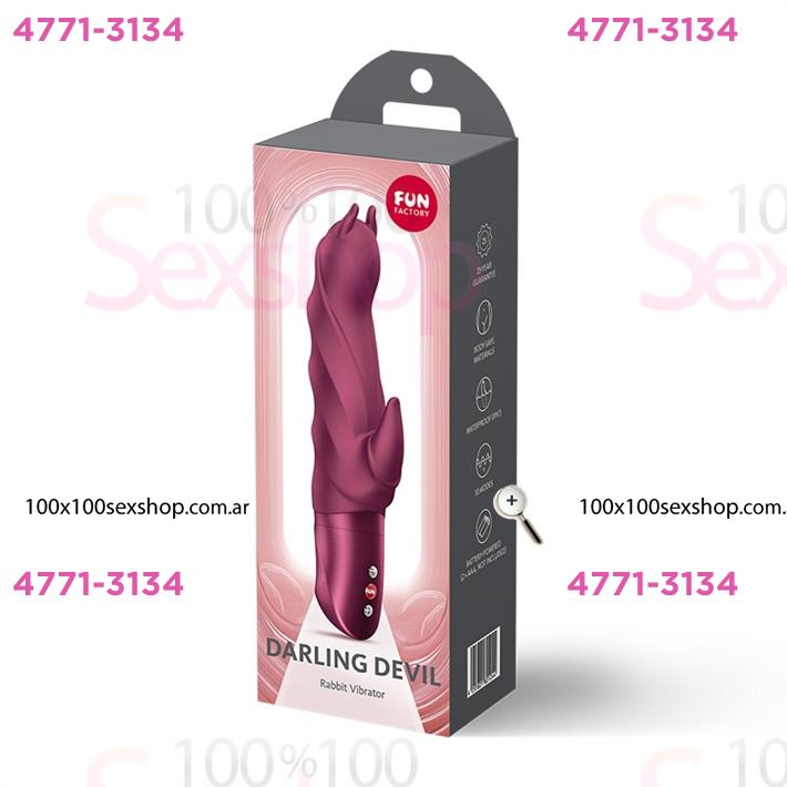 Darling Devil vibrador para estimulacion de punto G y clitoris