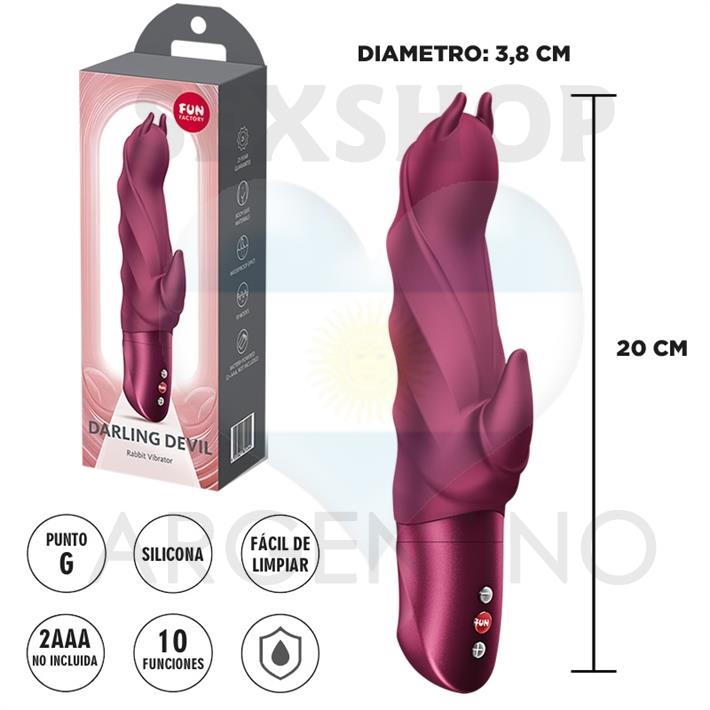 Darling Devil vibrador para estimulacion de punto G y clitoris