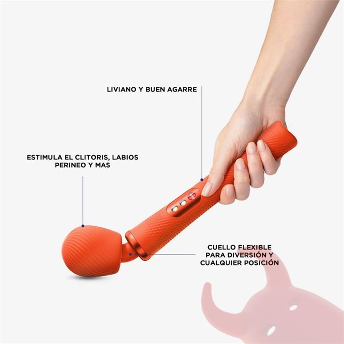Vim Microfono con potente vibrador para estimulacion total con carga USB
