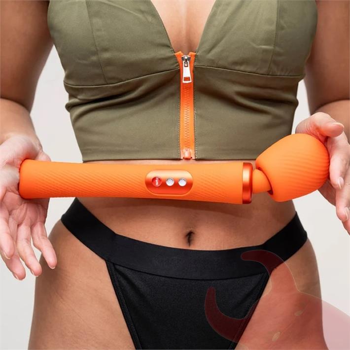 Vim Microfono con potente vibrador para estimulacion total con carga USB