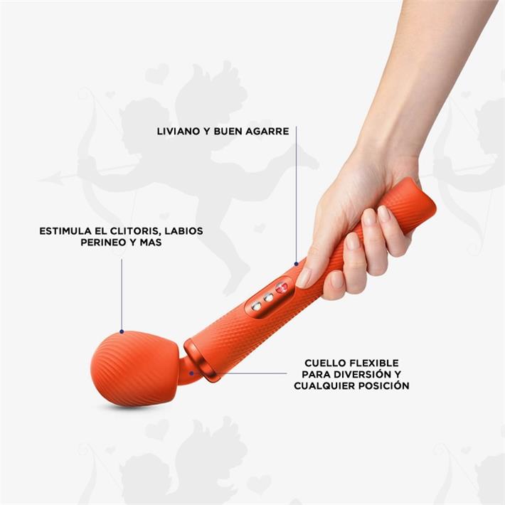 Vim Microfono con potente vibrador para estimulacion total con carga USB