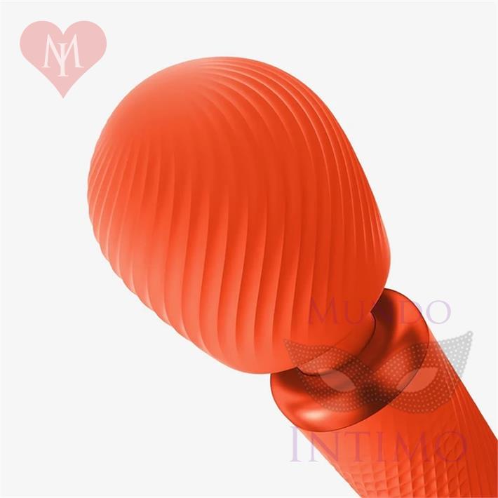 Vim Microfono con potente vibrador para estimulacion total con carga USB