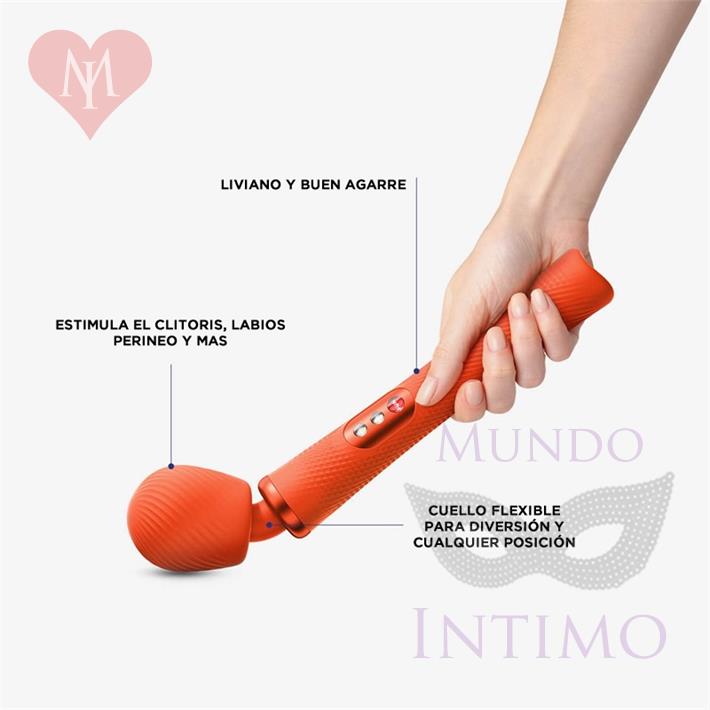 Vim Microfono con potente vibrador para estimulacion total con carga USB