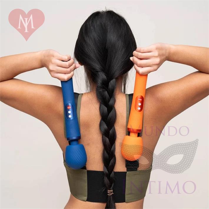 Vim Microfono con potente vibrador para estimulacion total con carga USB