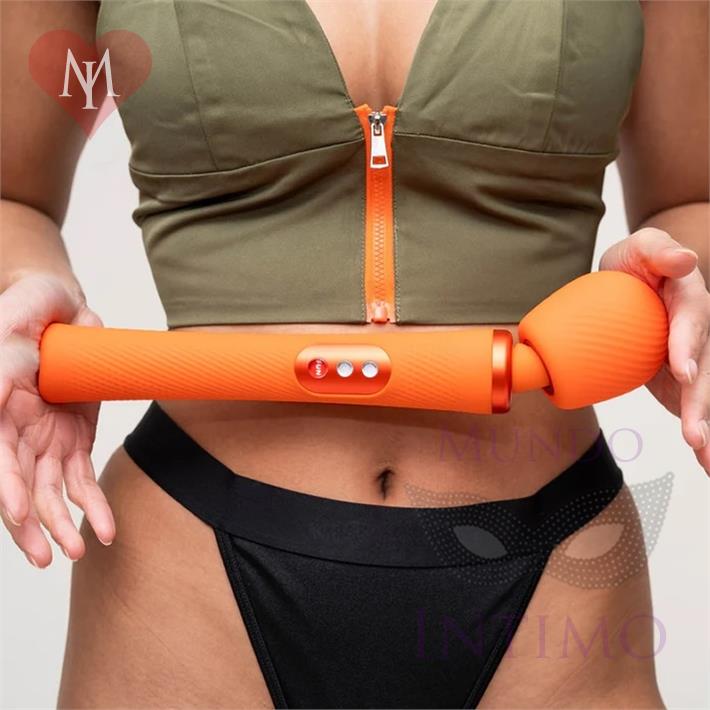 Vim Microfono con potente vibrador para estimulacion total con carga USB