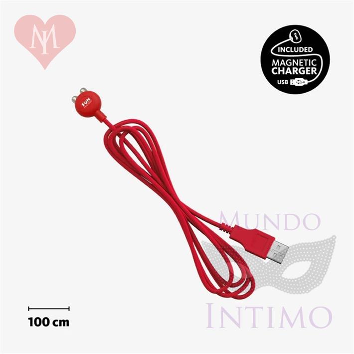 Vim Microfono con potente vibrador para estimulacion total con carga USB