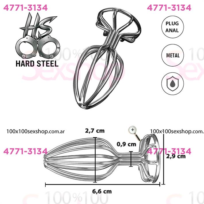 Cód: CA SS-LE-11063S - Plug anal hueco pequeño - $ 17100