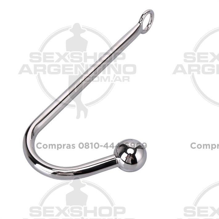 Anal Hook dilatador anal metalico con 1 bola