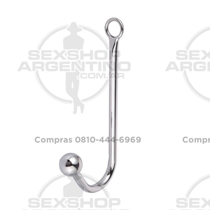 Anal Hook dilatador anal metalico con 1 bola