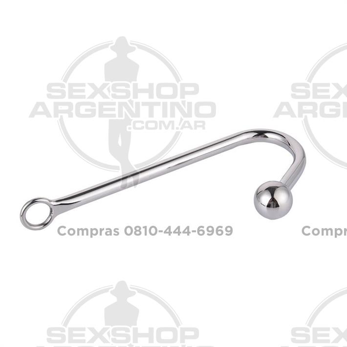 Anal Hook dilatador anal metalico con 1 bola