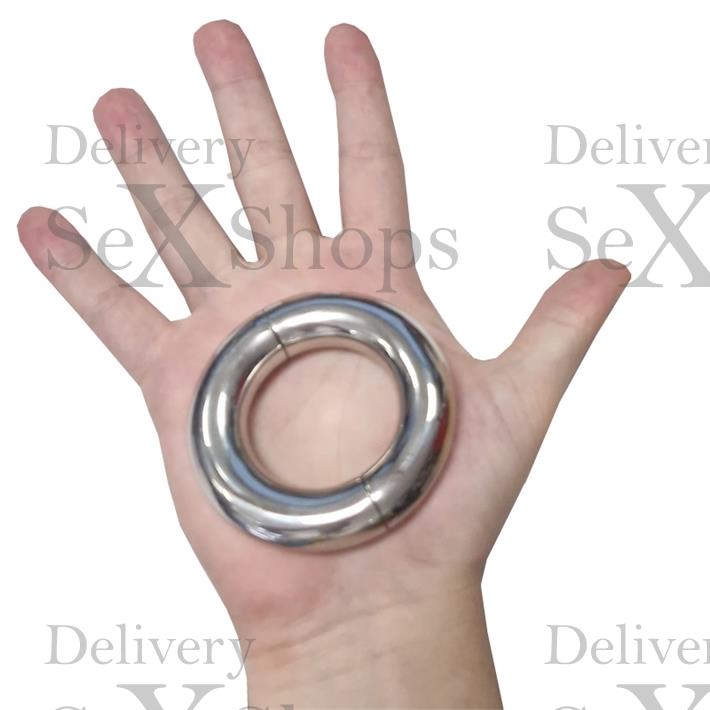 Anillo para el pene ancho metalico L