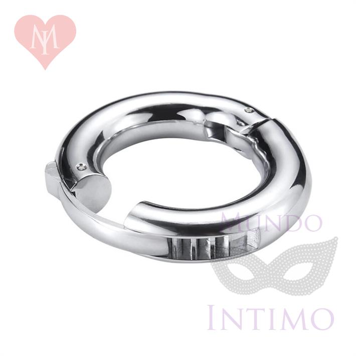 Anillo para el pene ancho metalico L