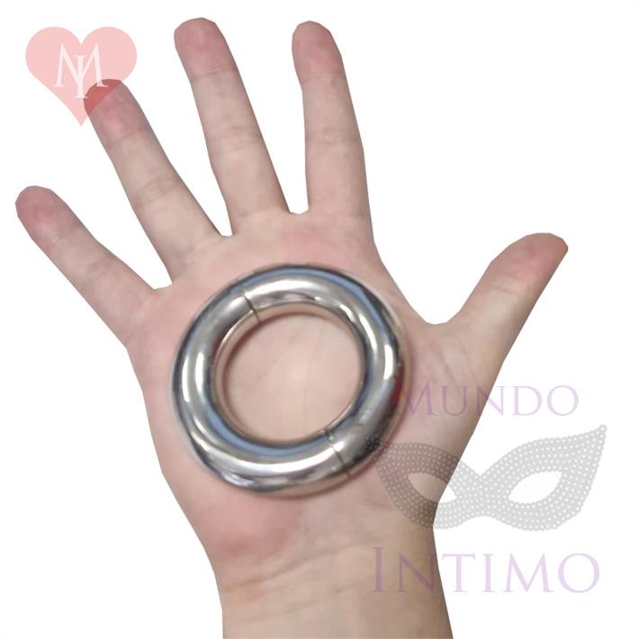 Anillo para el pene ancho metalico L