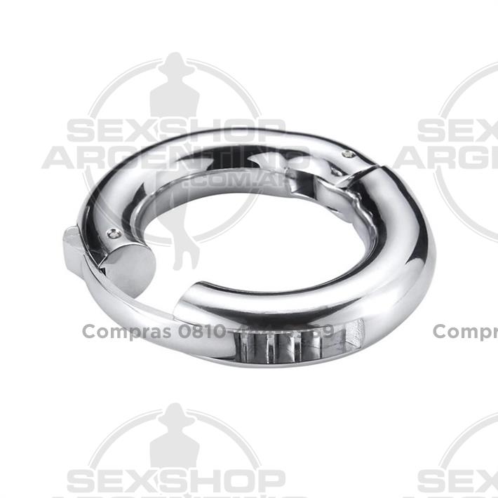 Anillo para el pene ancho metalico L