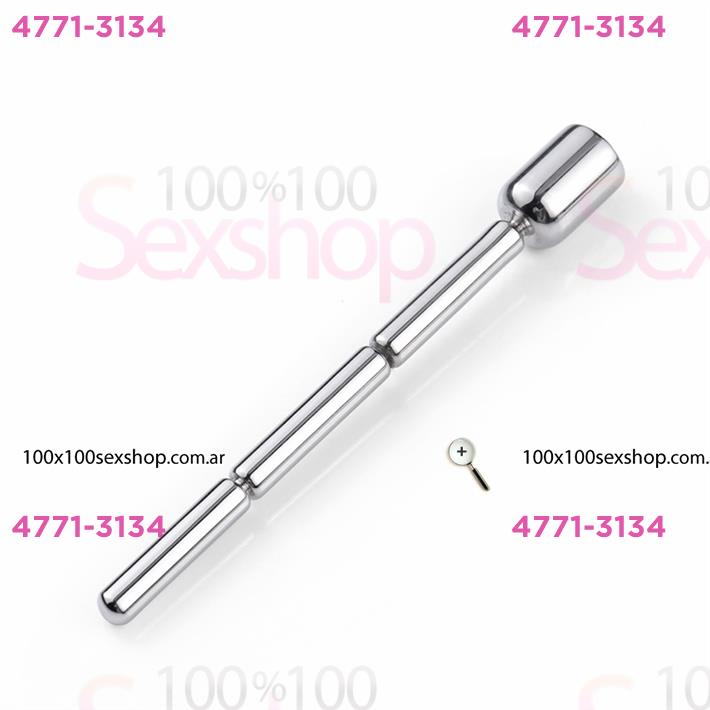 Sonda uretral metalica