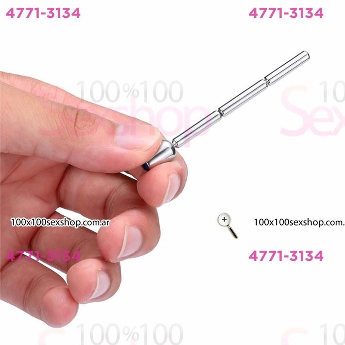 Sonda uretral metalica