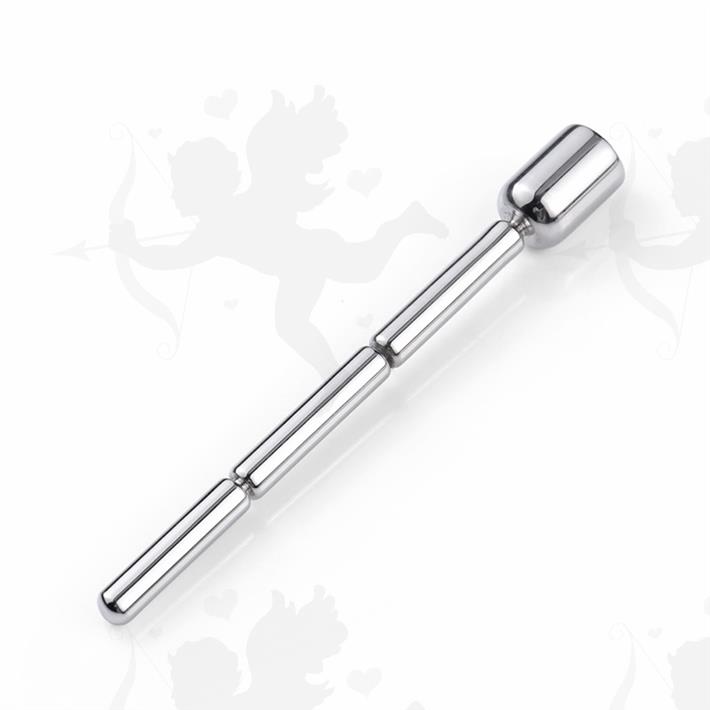 Sonda uretral metalica
