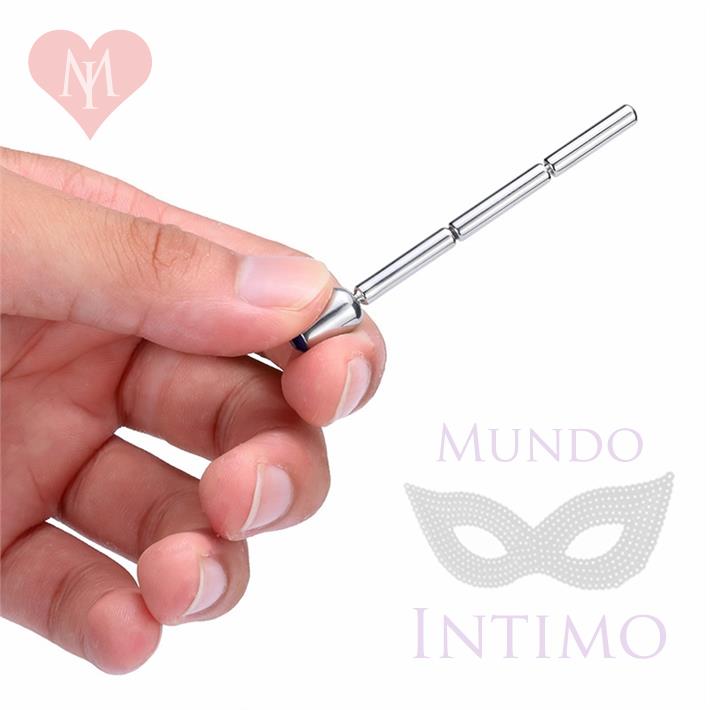Sonda uretral metalica