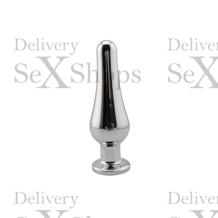 Plug anal con joya roja medium