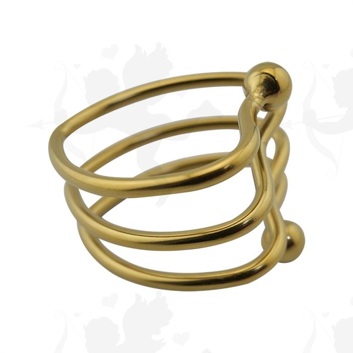Cód: SS-LE-11109 - Heart Shape Anillo peneano metalico - $ 10500