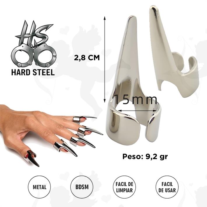 Uñas postizas de metal