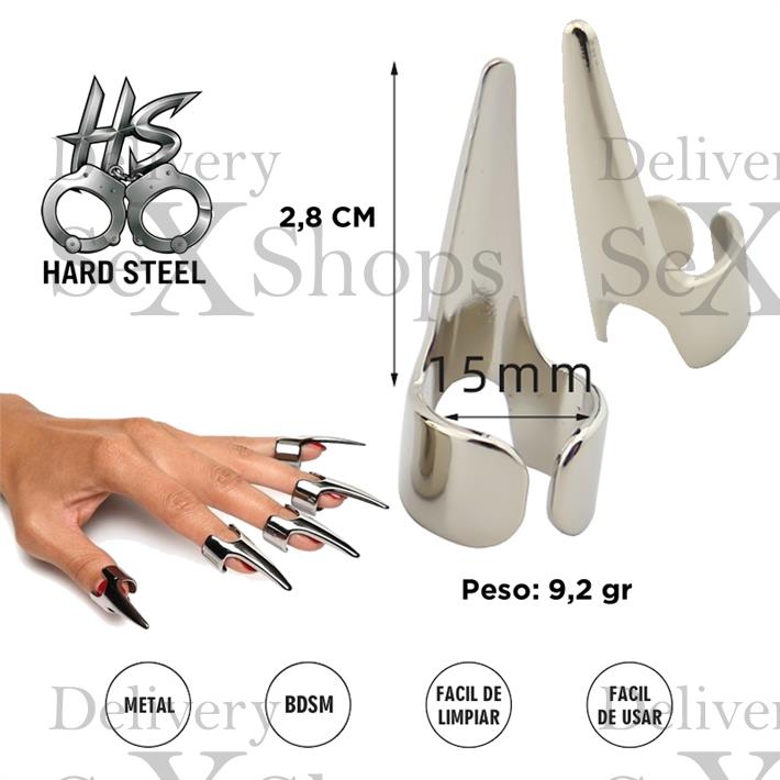 Uñas postizas de metal