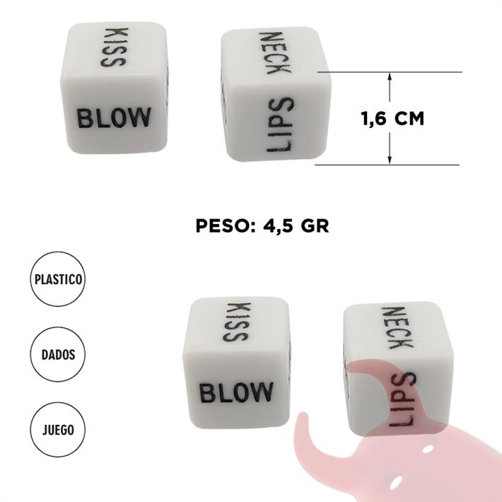 Juego de dados accion + parte del cuerpo