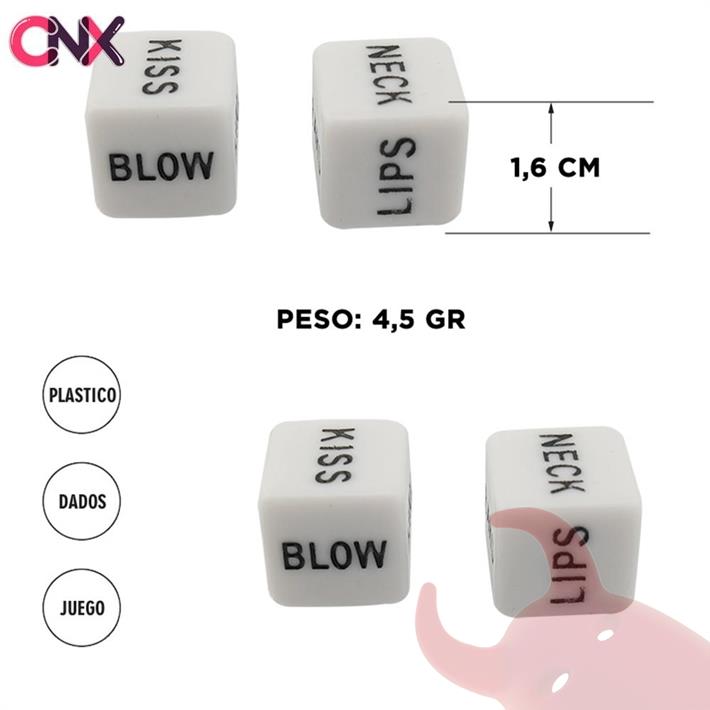 Juego de dados accion + parte del cuerpo