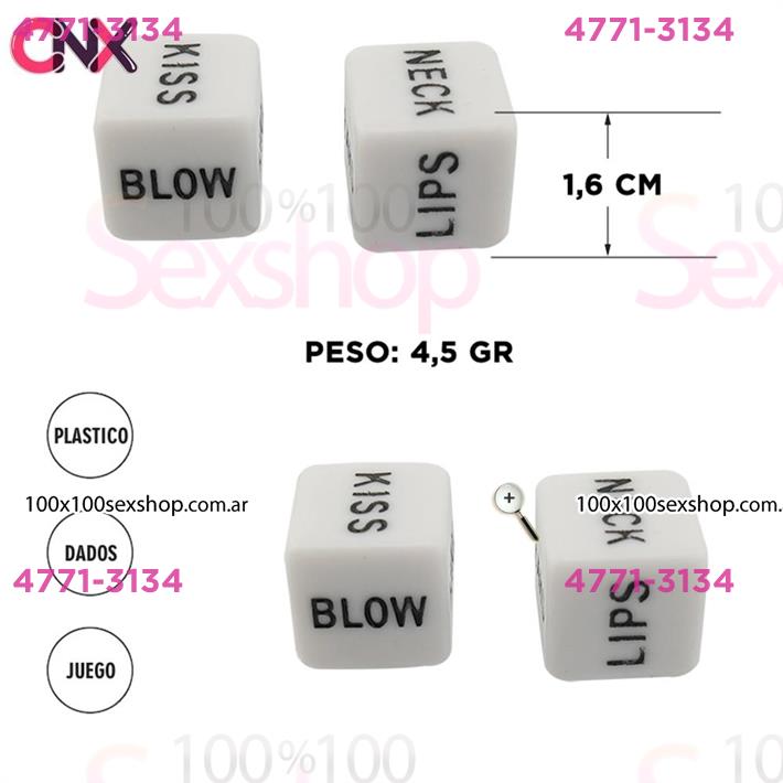 Cód: CA SS-LE-25141 - Juego de dados accion + parte del cuerpo - $ 6100