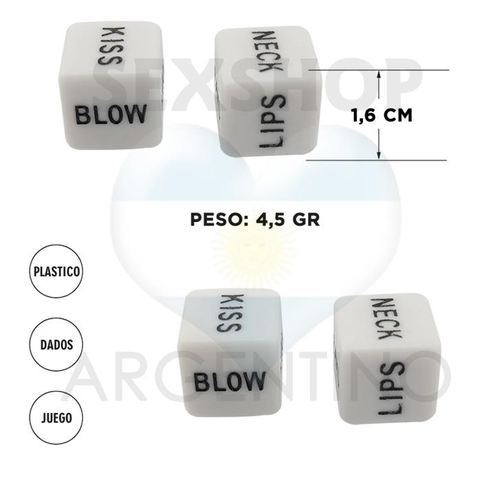 Juego de dados accion + parte del cuerpo