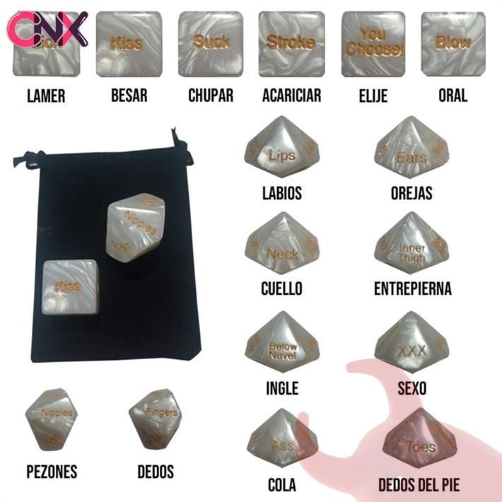 Kit de dados accion + parte del cuerpo