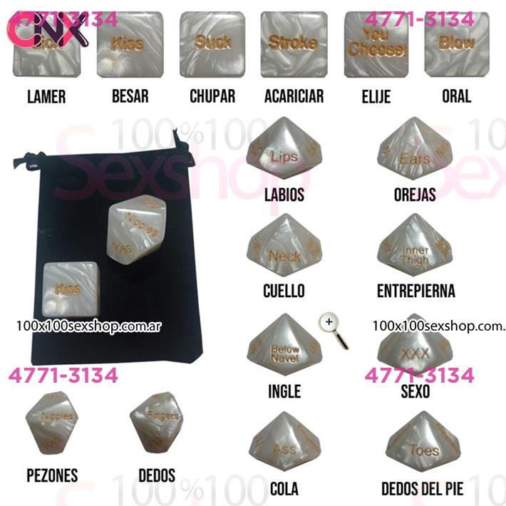 Cód: CA SS-LE-25145 - Kit de dados accion + parte del cuerpo - $ 8300