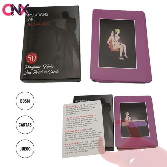 Bondage Juego de naipes 50 cartas