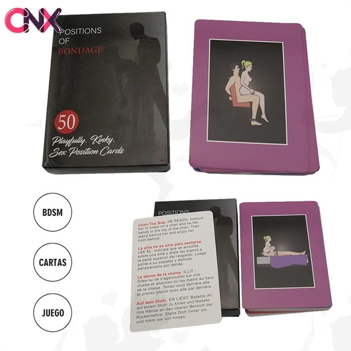 Bondage Juego de naipes 50 cartas
