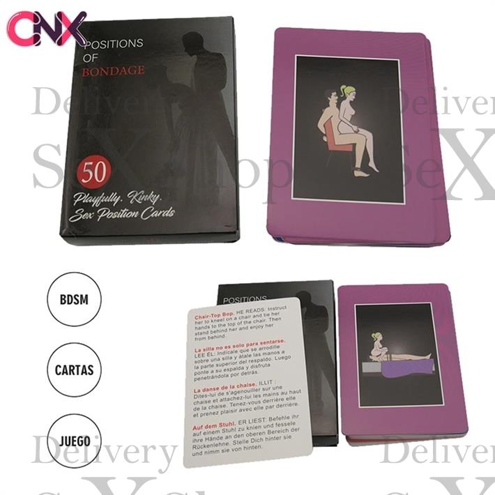 Bondage Juego de naipes 50 cartas