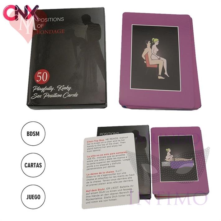 Bondage Juego de naipes 50 cartas