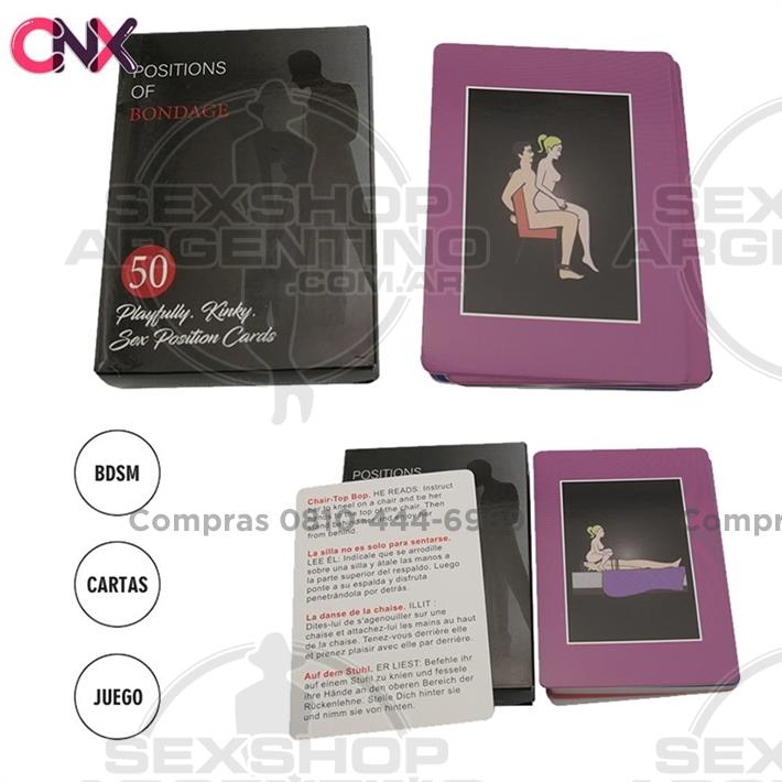 Bondage Juego de naipes 50 cartas