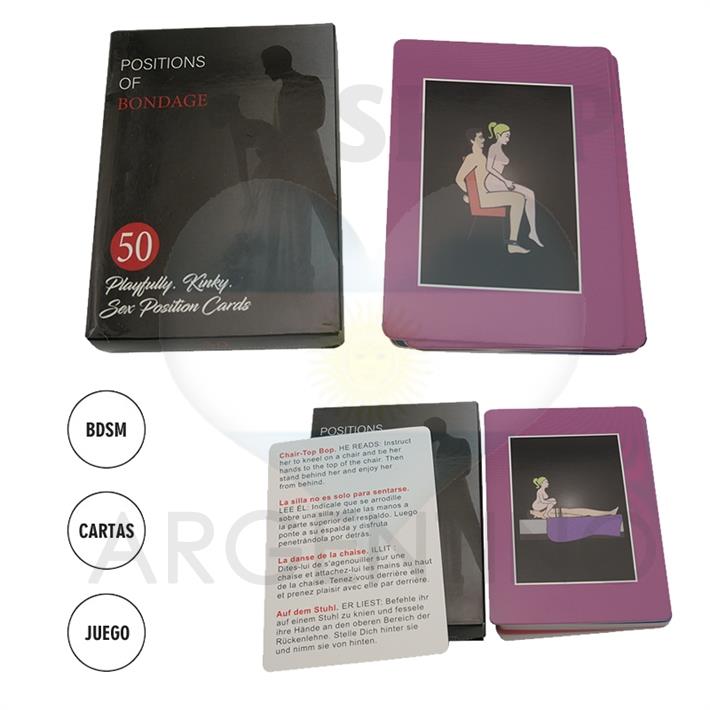 Bondage Juego de naipes 50 cartas