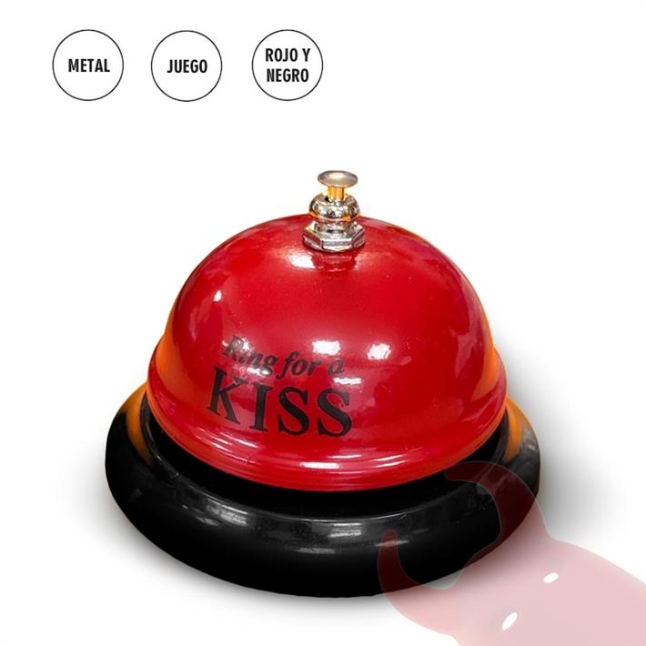 Campana roja ring for a kiss